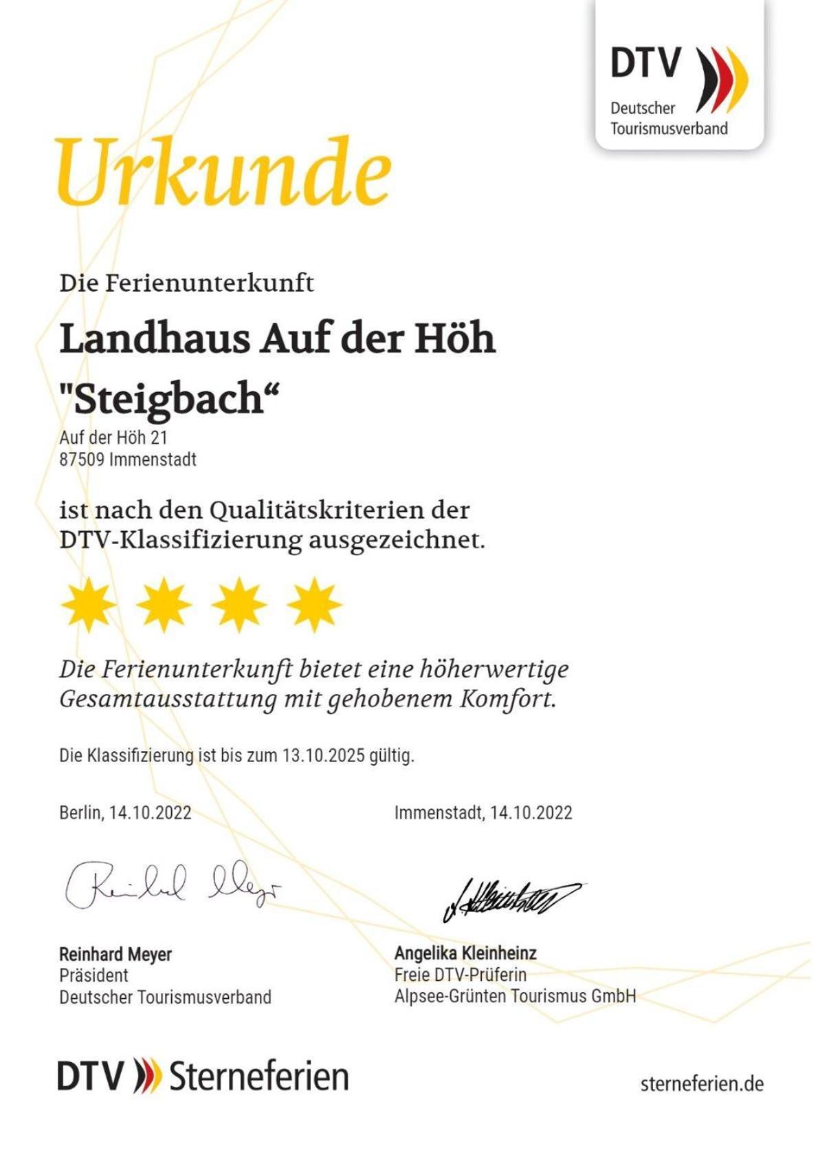 Landhaus Auf der Höh Immenstadt im Allgäu Exterior foto